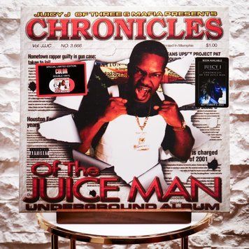 Вінілова платівка Juicy J &ndash; Chronicles Of The Juice Man (2LP, Limited Edition, Gatefold, Red & White Vinyl) 097037360115 фото