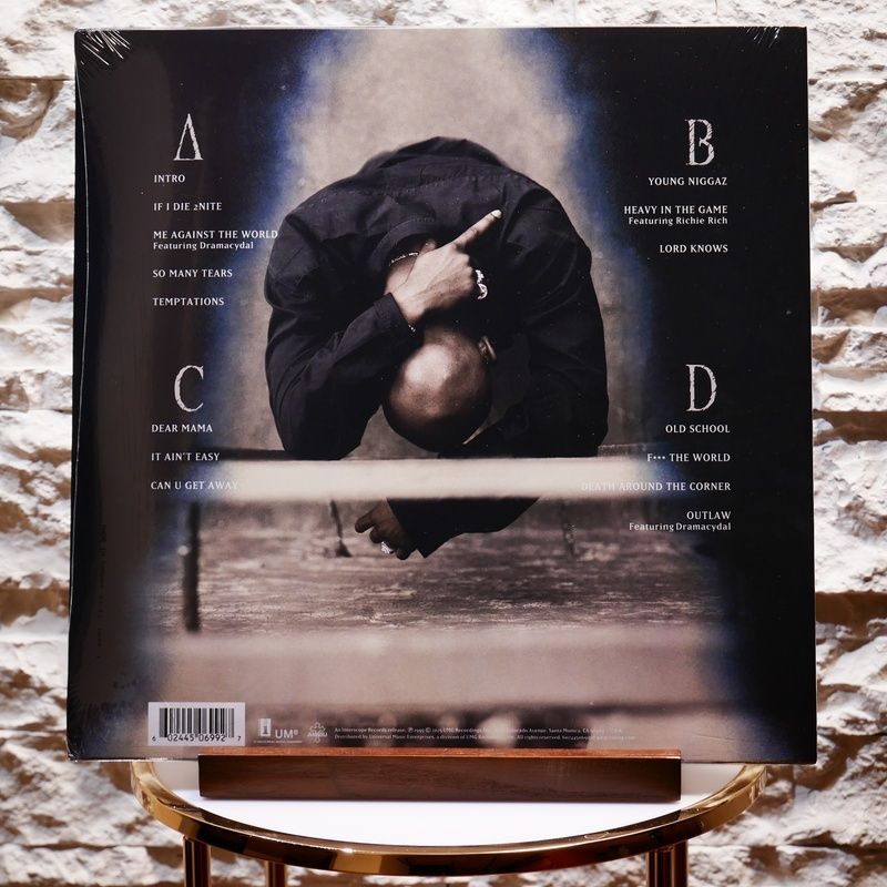 Вінілова платівка 2Pac &ndash; Me Against The World (2LP, Album, 30th Anniversary, Blue Marble Vinyl) 602445069927 фото