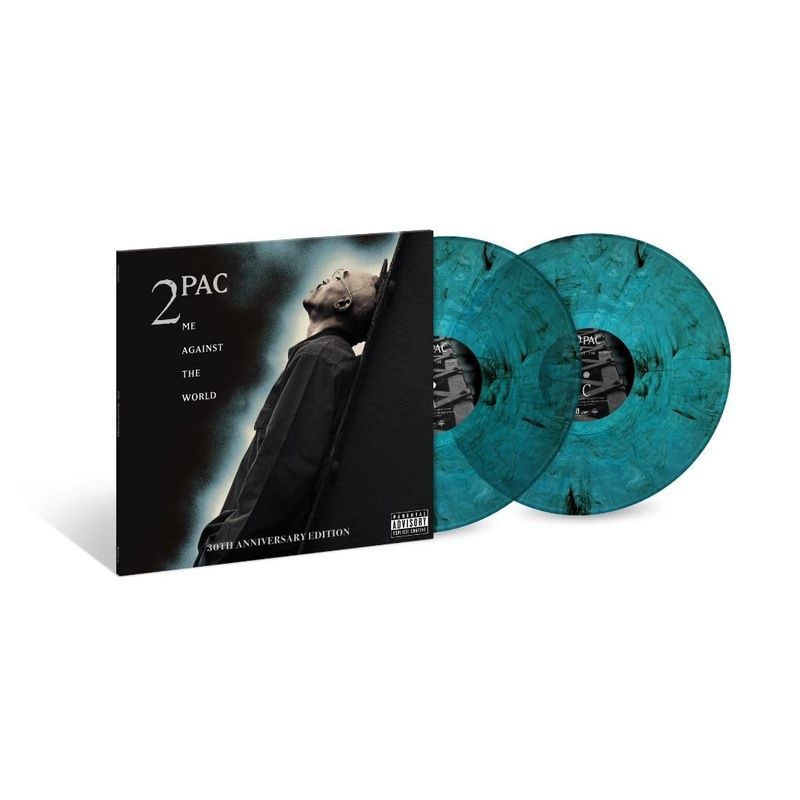 Вінілова платівка 2Pac &ndash; Me Against The World (2LP, Album, 30th Anniversary, Blue Marble Vinyl) 602445069927 фото