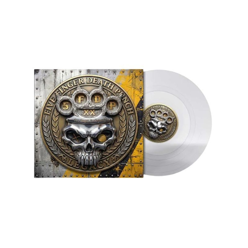 Виниловая пластинка Five Finger Death Punch &ndash; Legacy (LP, Album, Gatefold, Clear Vinyl) 810202539518 фото