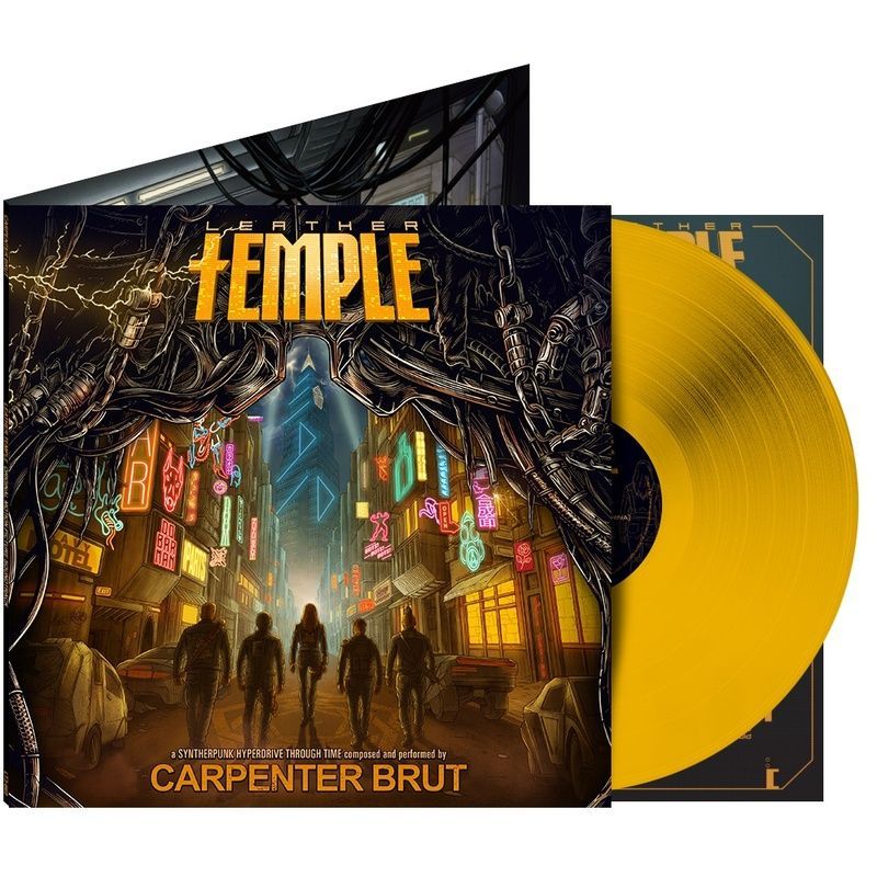 Виниловая пластинка Carpenter Brut &ndash; Leather Temple (LP, Indie Exclusive, Yellow Vinyl) 198704784521 фото