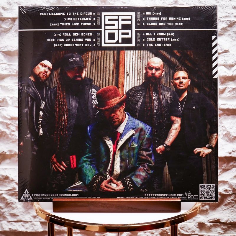 Виниловая пластинка Five Finger Death Punch &ndash; AfterLife (LP, Album, Gatefold, 45 RPM, White Vinyl) 846070012310 фото