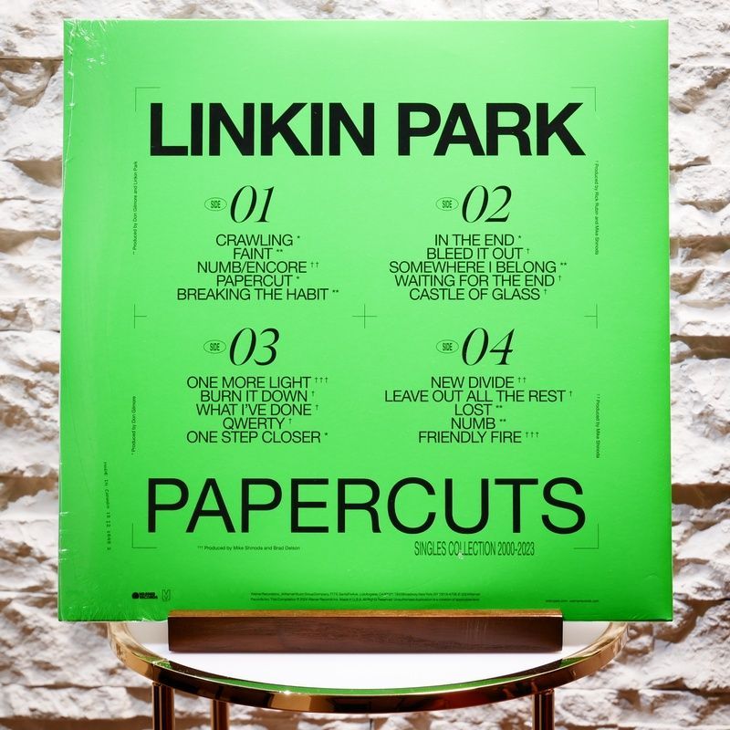 Виниловая пластинка Linkin Park &ndash; Papercuts (2LP, Compilation, Gatefold, Vinyl) 093624846000 фото