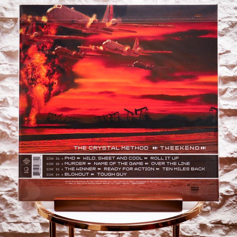 Виниловая пластинка The Crystal Method &ndash; Tweekend (2LP, CD, IVC Limited Edition, Orange Nuclear Fusion Vinyl) 881061033394 фото