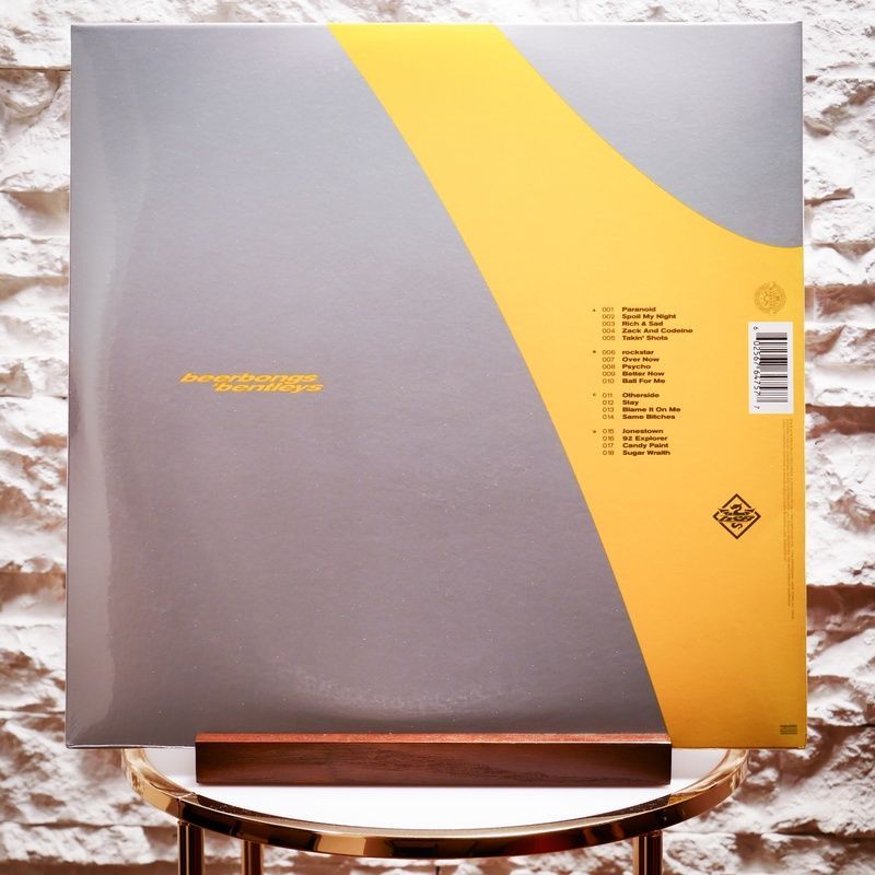Виниловая пластинка Post Malone &ndash; Beerbongs & Bentleys (2LP, Album, Gatefold, Clear Vinyl) 602567647577 фото