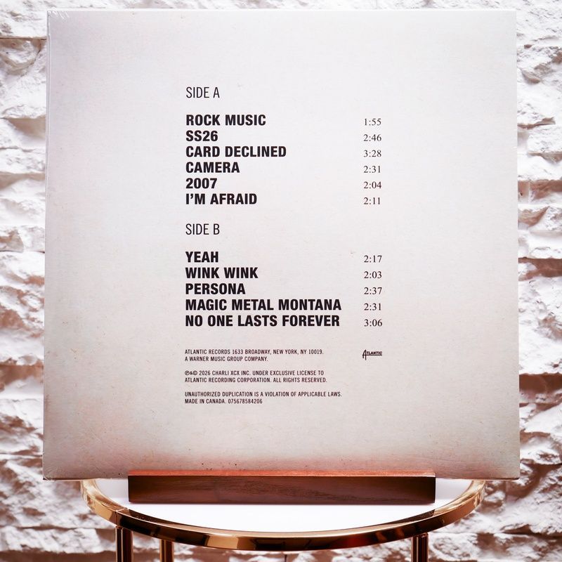 Вінілова платівка Charli XCX &ndash; Music, Fashion, Film (LP, Indie Exclusive, Yorkshire Smoke Vinyl) 075678584206 фото