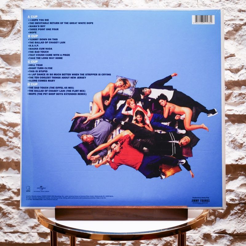 Виниловая пластинка Bloodhound Gang &ndash; Hooray For Boobies (2LP, 20th Anniversary, Gatefold, Blue & Yellow Splatter Vinyl) 602488515382 фото