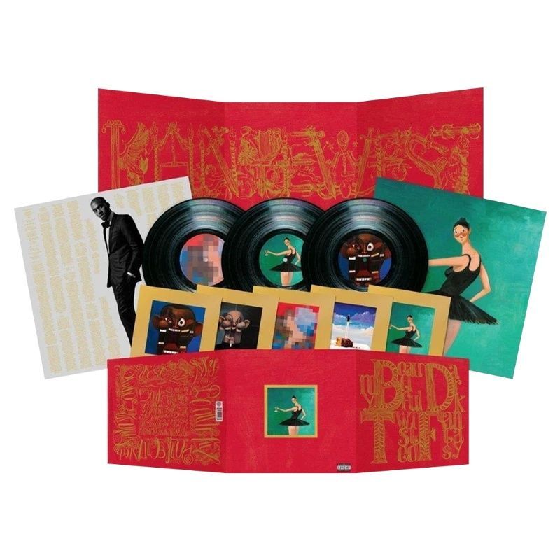 Вінілова платівка Kanye West &ndash; My Beautiful Dark Twisted Fantasy (3LP, Limited Edition, Trifold, Vinyl) 602527594934 фото