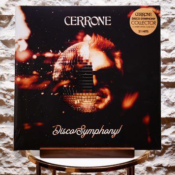 Вінілова платівка Cerrone &ndash; Disco Symphony (2LP, Gatefold, Amber Crystal Clear Vinyl) 5056556149972 фото