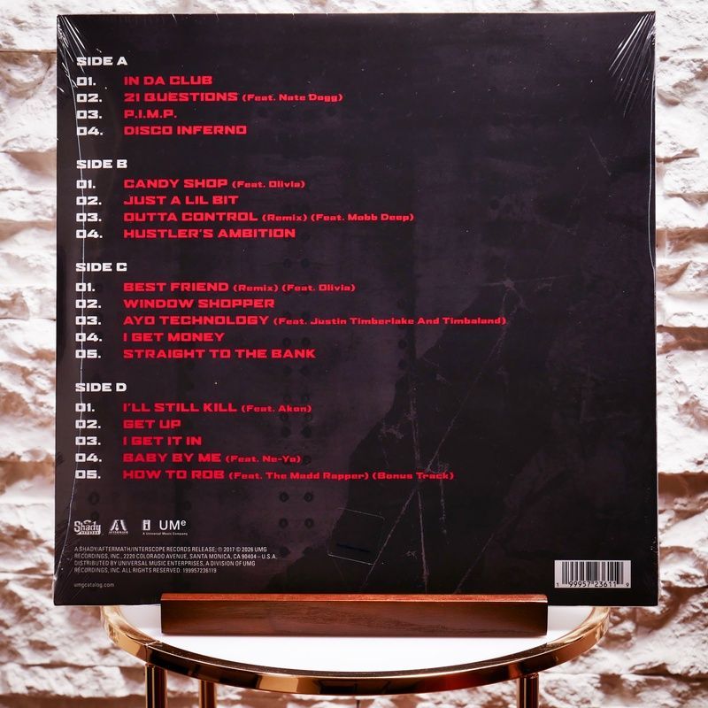 Виниловая пластинка 50 Cent &ndash; Best Of (2LP, Limited Edition, Compilation, Gatefold, Red Marble Vinyl) 199957236119 фото