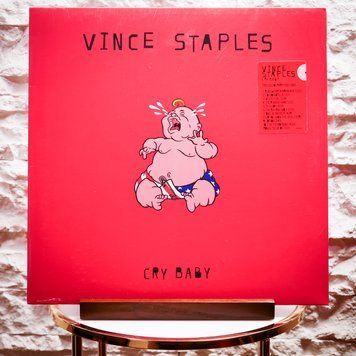 Виниловая пластинка Vince Staples &ndash; Cry Baby (LP, Album, Baby Pink Vinyl) 888072768512 фото
