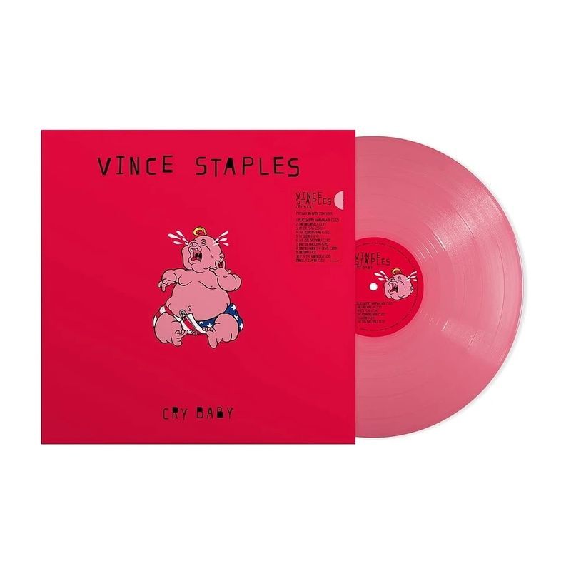 Виниловая пластинка Vince Staples &ndash; Cry Baby (LP, Album, Baby Pink Vinyl) 888072768512 фото