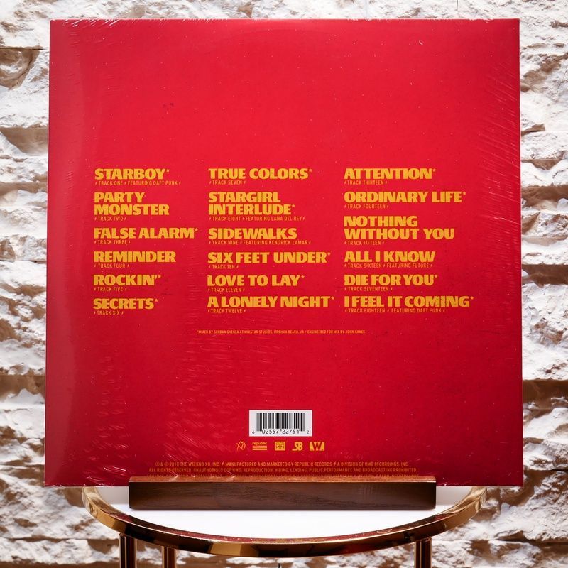 Вінілова платівка The Weeknd &ndash; Starboy (2LP, Album, Gatefold, Red Vinyl) 602557227512 фото