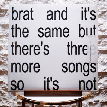 Вінілова платівка Charli XCX &ndash; Brat And It's The Same But There's Three More Songs So It's Not (2LP, Gatefold, White Vinyl) 075678603983 фото