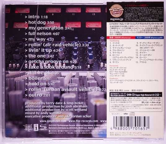 Limp Bizkit – Chocolate Starfish And The Hot Dog Flavored Water CD
