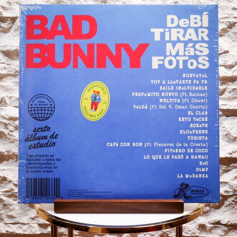 Виниловая пластинка Bad Bunny &ndash; Deb&iacute; Tirar M&aacute;s Fotos (2LP, Album, Gatefold, White Opaque Vinyl) 199806106600 фото