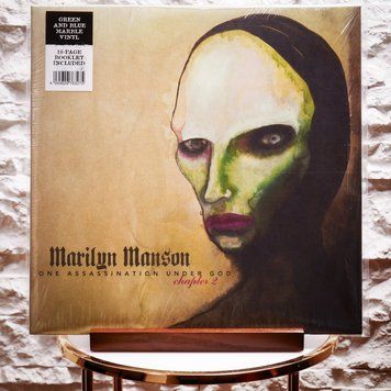 Вінілова платівка Marilyn Manson &ndash; One Assassination Under God (Chapter 2) (LP, Album, Green And Blue Marble Vinyl) 4065629763275 фото