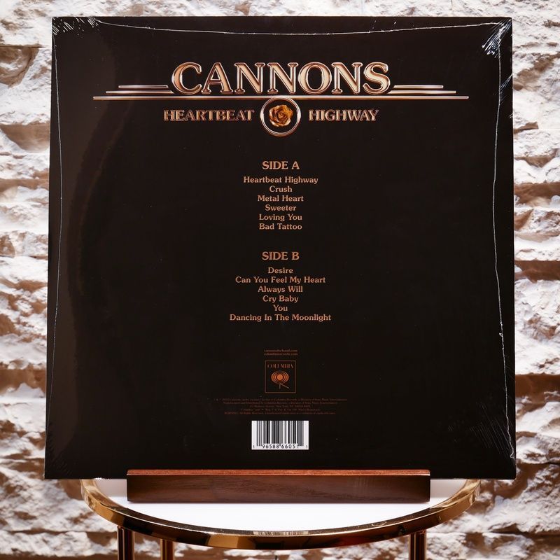 Виниловая пластинка Cannons &ndash; Heartbeat Highway (LP, Album, Metallic Gold Vinyl) 196588660511 фото