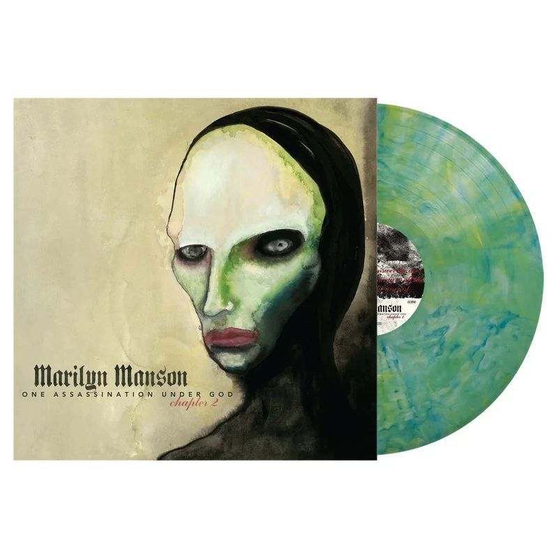 Вінілова платівка Marilyn Manson &ndash; One Assassination Under God (Chapter 2) (LP, Album, Green And Blue Marble Vinyl) 4065629763275 фото