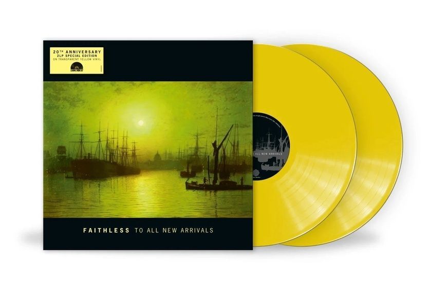 Виниловая пластинка Faithless &ndash; To All New Arrivals (2LP, Record Store Day, Remastered, Yellow Transparent Vinyl) 199584005614 фото