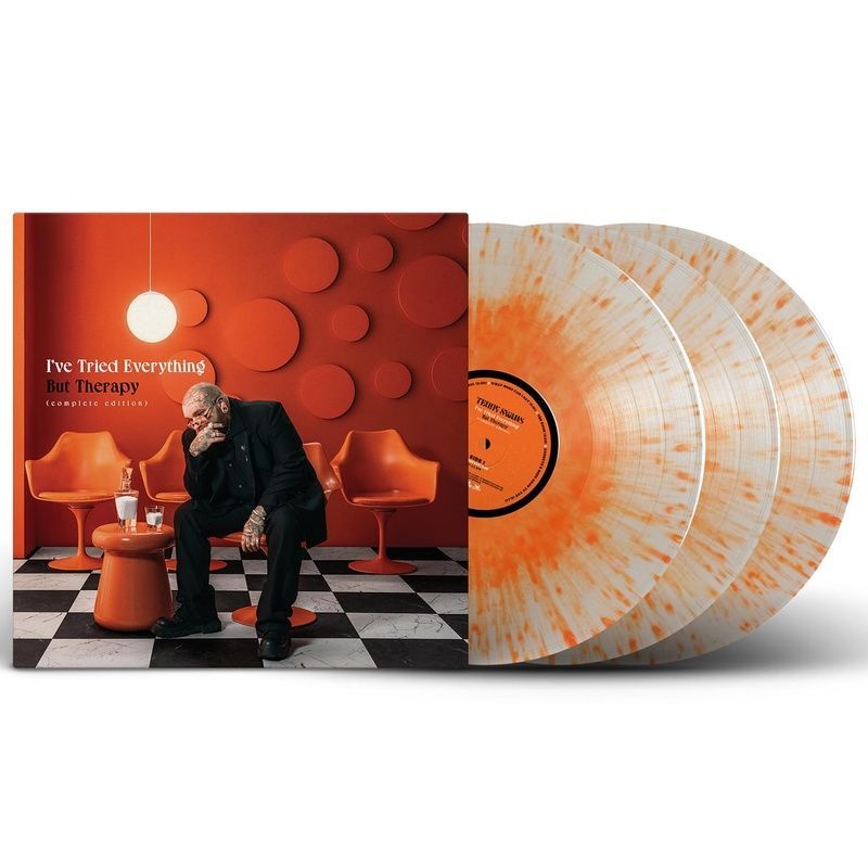 Вінілова платівка Teddy Swims &ndash; I&rsquo;ve Tried Everything But Therapy (3LP, Complete Edition, Milky Clear & Orange Splatter Vinyl) 093624827832 фото