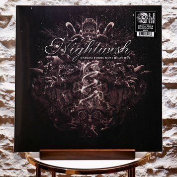 Вінілова платівка Nightwish &ndash; Endless Forms Most Beautiful (2LP, Album, Gatefold, Clear Gold & Black Splatter Vinyl) 727361350284 фото