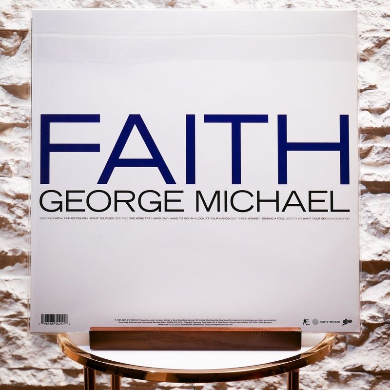 Вінілова платівка George Michael &ndash; Faith (2LP, Album, Remastered, Gatefold, Red & Black Marbled Vinyl) 196588342516 фото