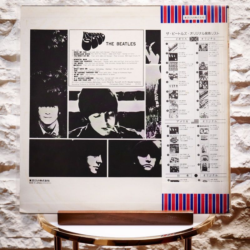 Вінілова платівка The Beatles &ndash; Rubber Soul (Japan, LP, Obi, Album, Vinyl) EAS80555 фото