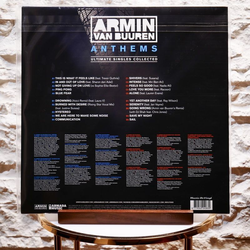 Виниловая пластинка Armin van Buuren &ndash; Anthems (Ultimate Singles Collected) (2LP, Compilation, 180g, Vinyl) 8719262040830 фото