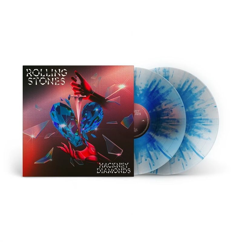 Виниловая пластинка Rolling Stones &ndash; Hackney Diamonds (2LP, Album, Gatefold, Blue & Clear Splatter Vinyl) 602475019855 фото