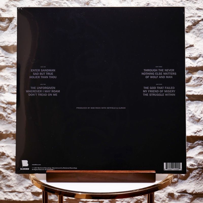 Вінілова платівка Metallica &ndash; Black Album (2LP, Album, Remastered, 180g, Vinyl) 850007452001 фото