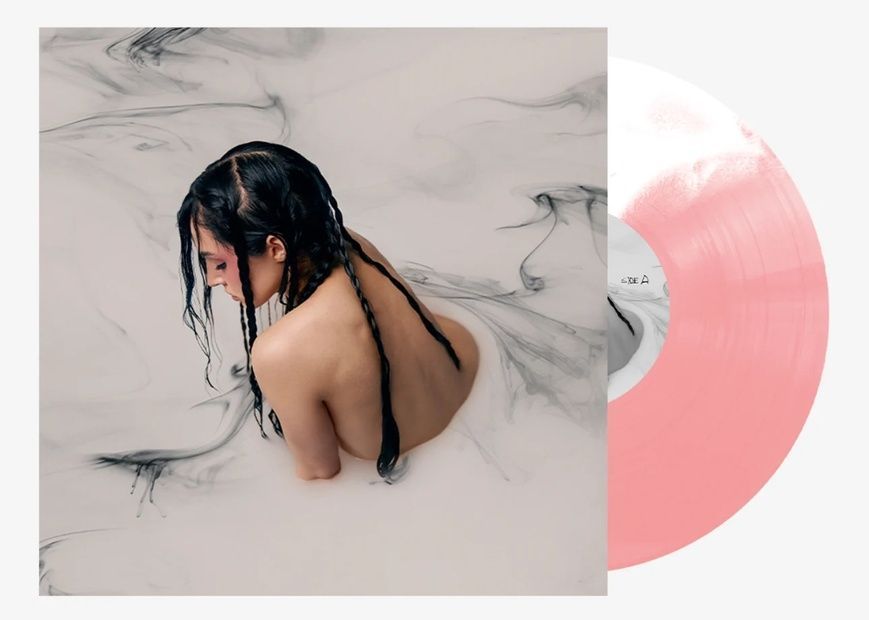 Вінілова платівка Poppy &ndash; Negative Spaces (LP, Indie Exclusive, Trifold, Pink & White Split Vinyl) 198704149412 фото