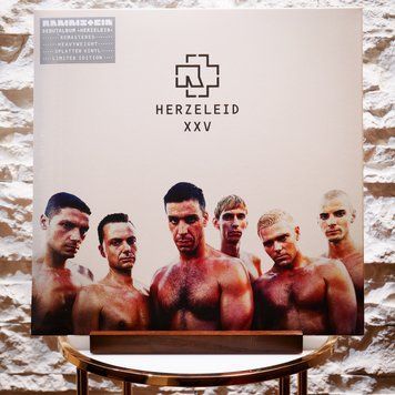 Виниловая пластинка Rammstein &ndash; Herzeleid XXV (2LP, Limited Edition, Blue & Black Splatter Vinyl) 0602507485139 фото
