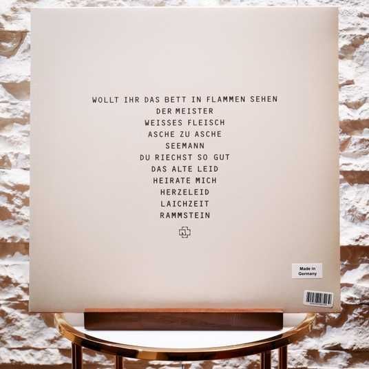 Rammstein – Herzeleid XXV 2LP Limited Edition винил купить в