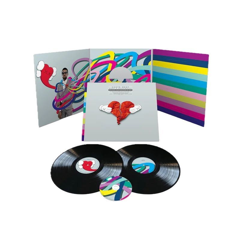 Виниловая пластинка Kanye West &ndash; 808s & Heartbreak (2LP, CD, Deluxe Edition, Trifold, Vinyl) 602517872813 фото