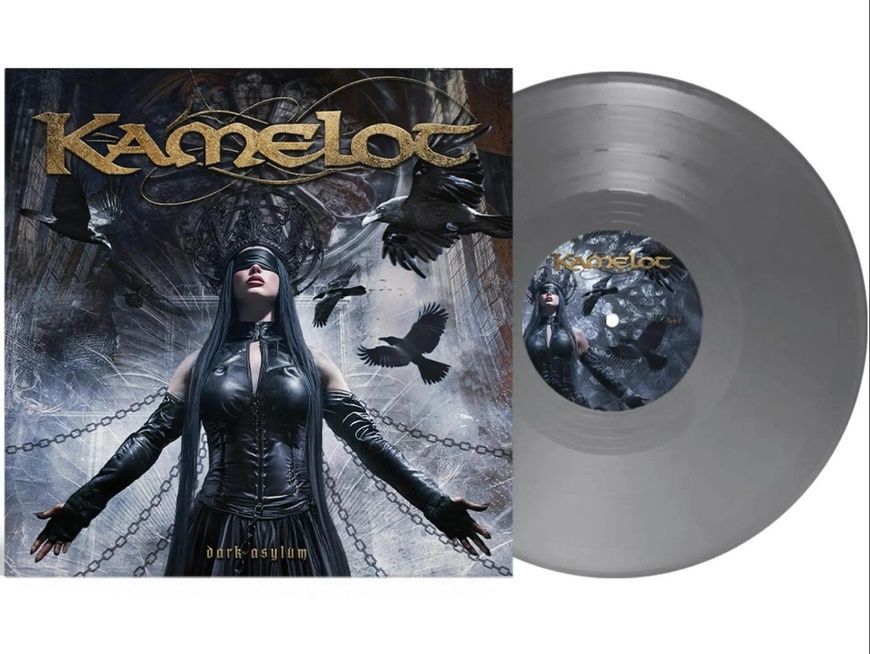 Виниловая пластинка Kamelot &ndash; Dark Asylum (LP, Limited Edition, Album, Gatefold, Silver Vinyl) 810221171546 фото