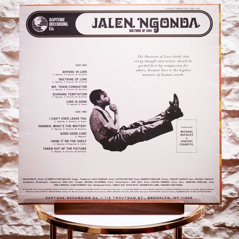 Виниловая пластинка Jalen Ngonda &ndash; Doctrine Of Love (LP, Album, Vinyl) 823134008410 фото